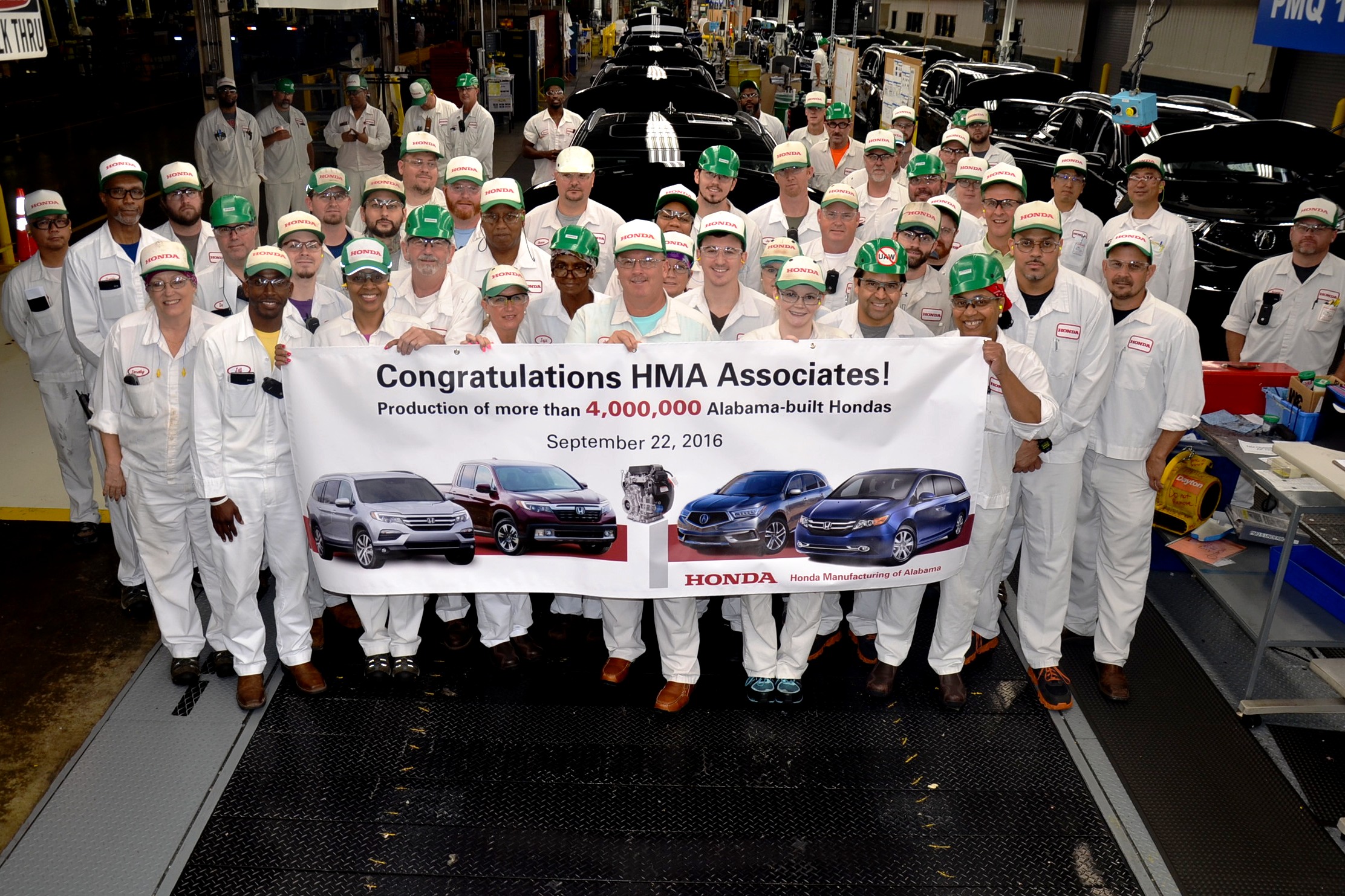 HMA Reaches Production Milestone in Celebration of the 4 Millionth Alabama-built Honda